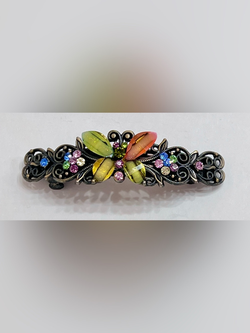 Colorful Crystal Barrette